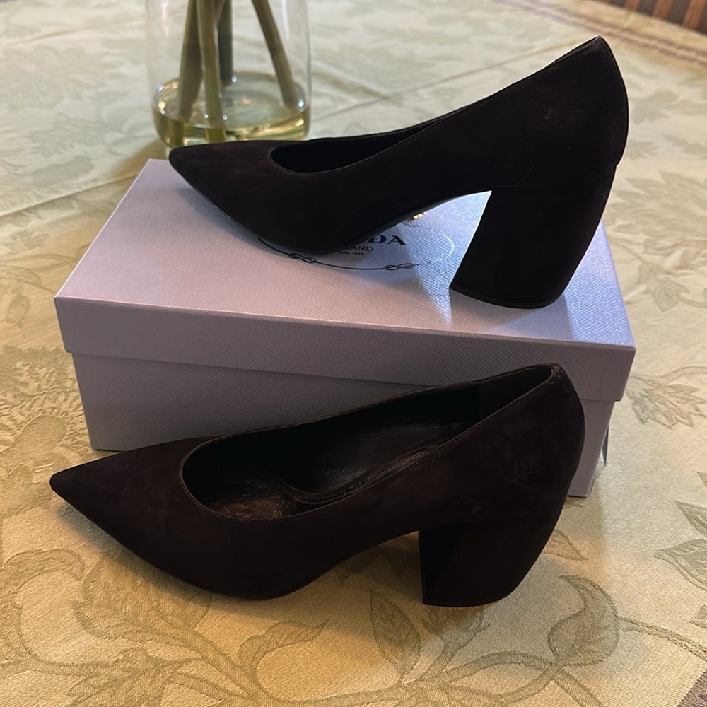 Prada Suede Pump